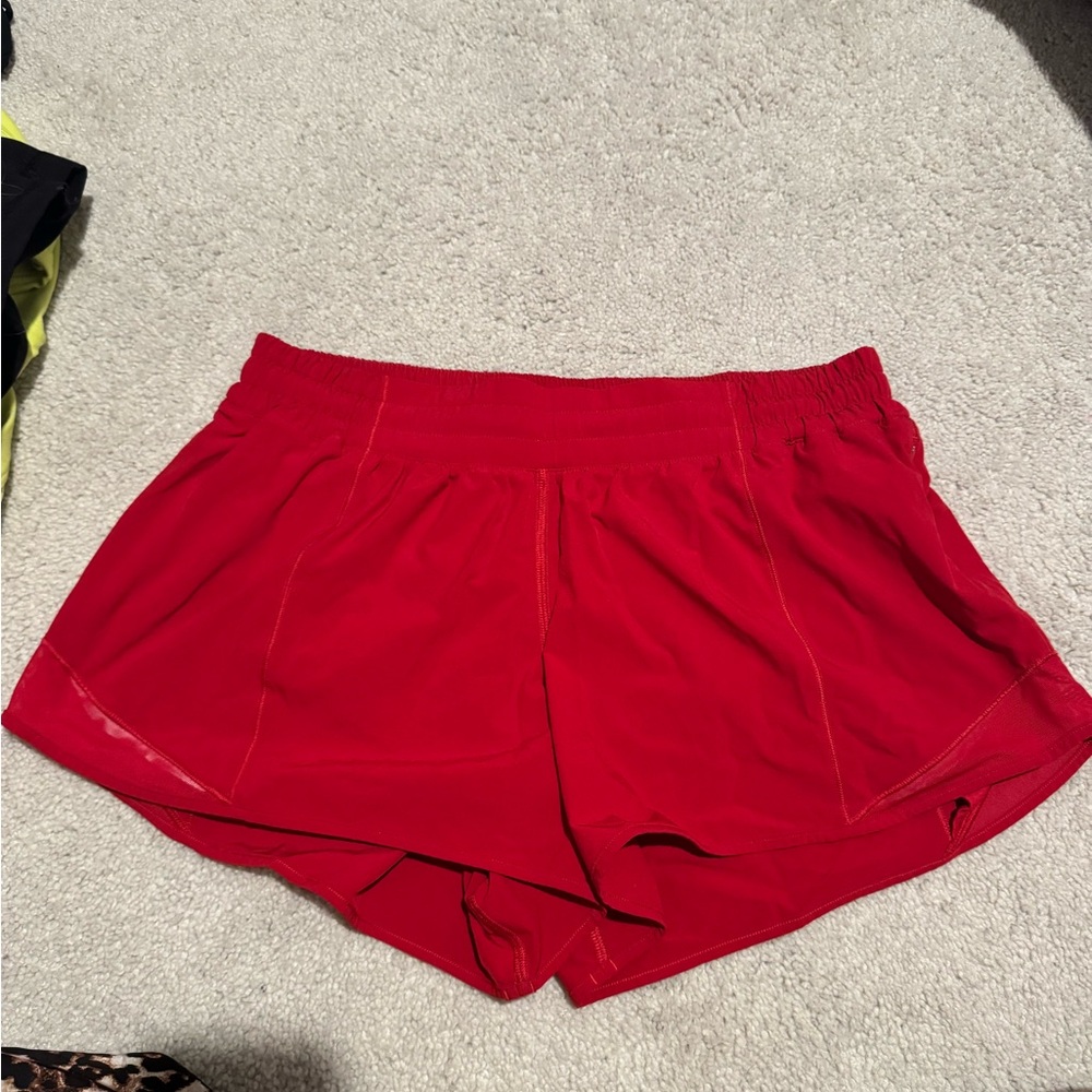 Red Hotty Hot 4 Inch Shorts